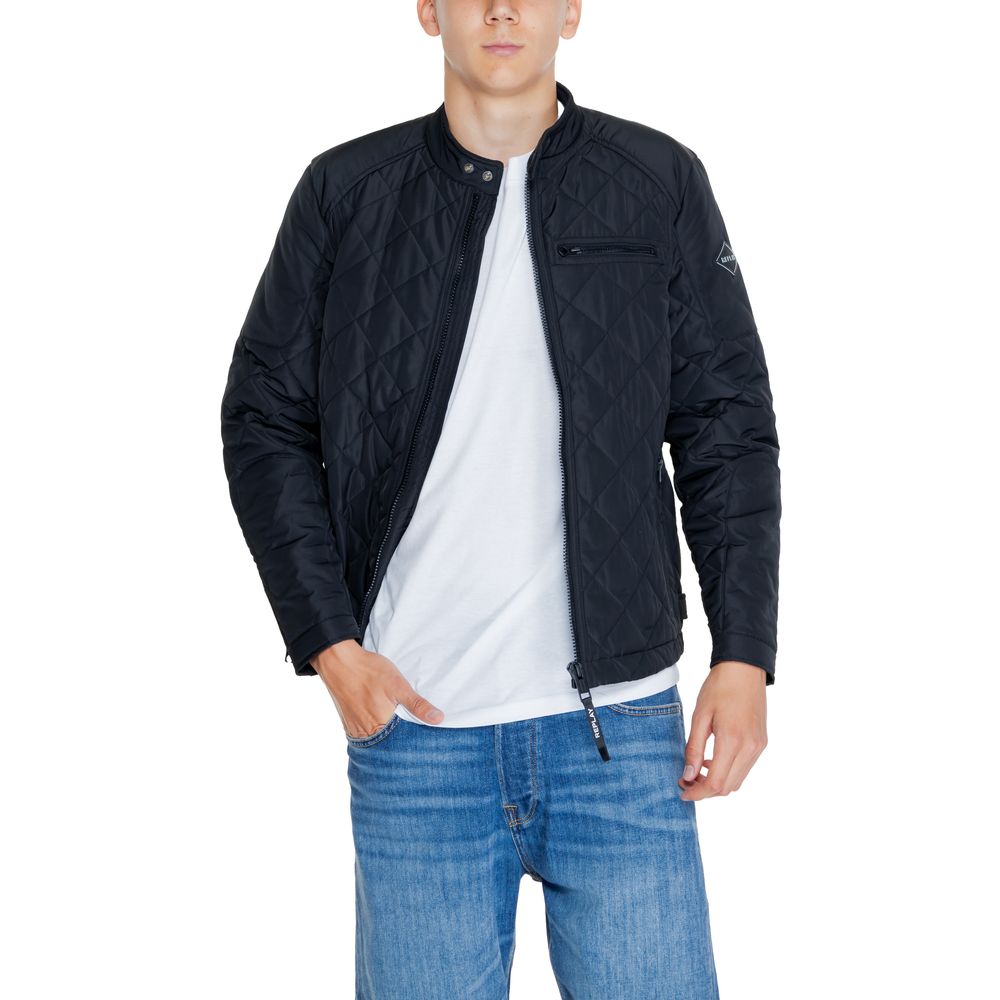 Replay Black Polyamide Jackets & Coat - Image 5