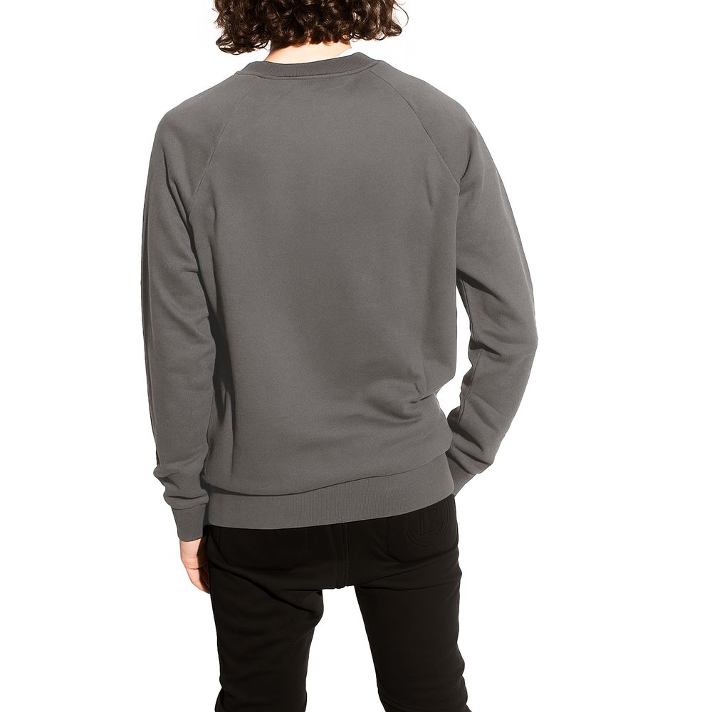 Balmain Gray Cotton Sweater - Image 2