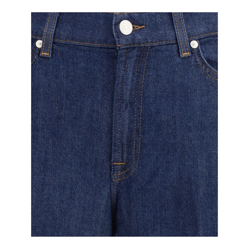 7FOR Blue Cotton Jeans Denim - Image 3