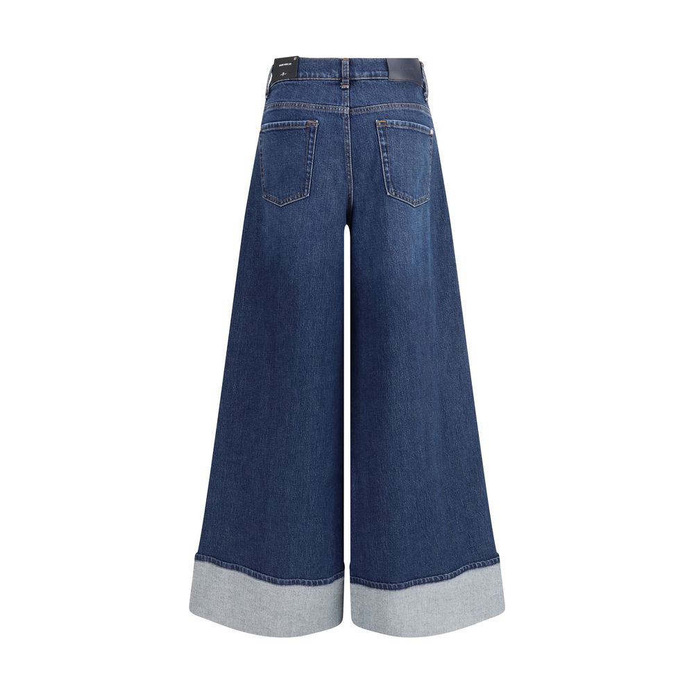 7FOR Blue Cotton Jeans Denim - Image 2
