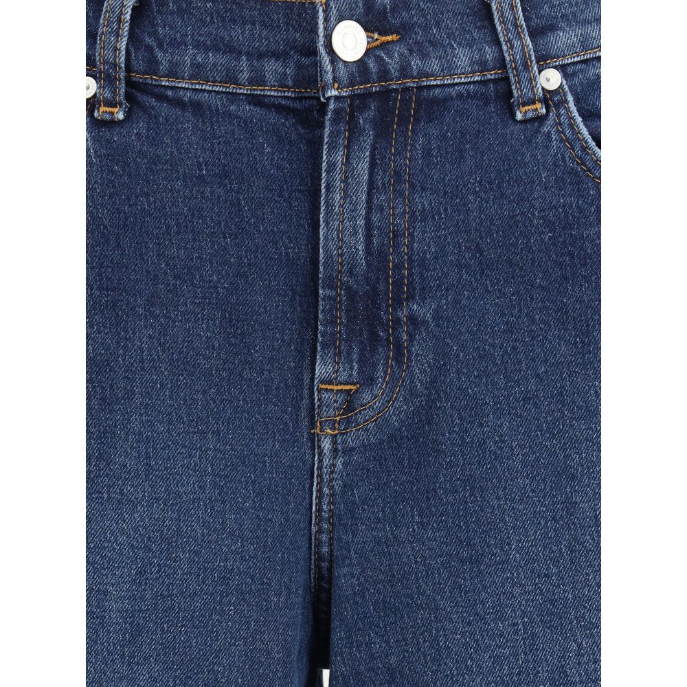 7FOR Blue Cotton Jeans Denim - Image 3
