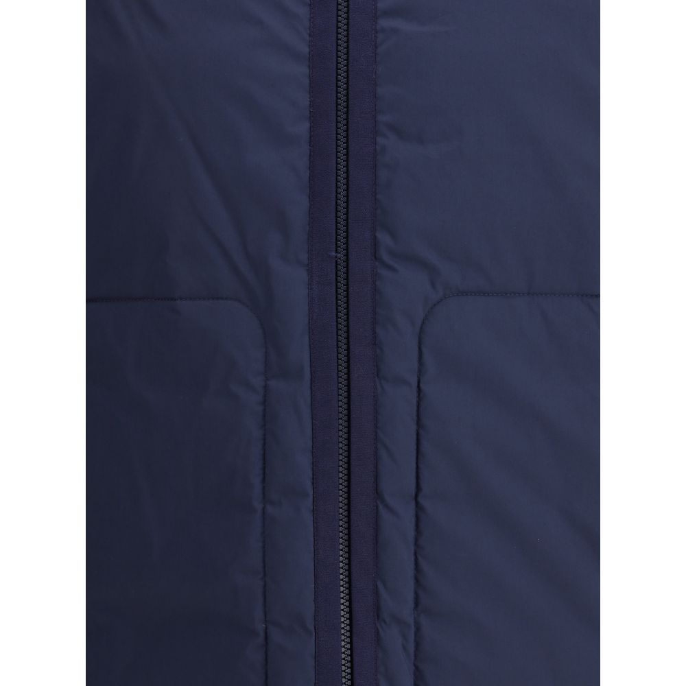 Moncler x Donald Glover Blue Goose Down Full-Length Jacket - Image 3