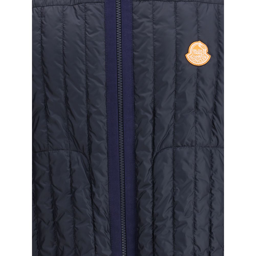 Moncler x Donald Glover Blue Polyamide Sleveless Jacket - Image 3