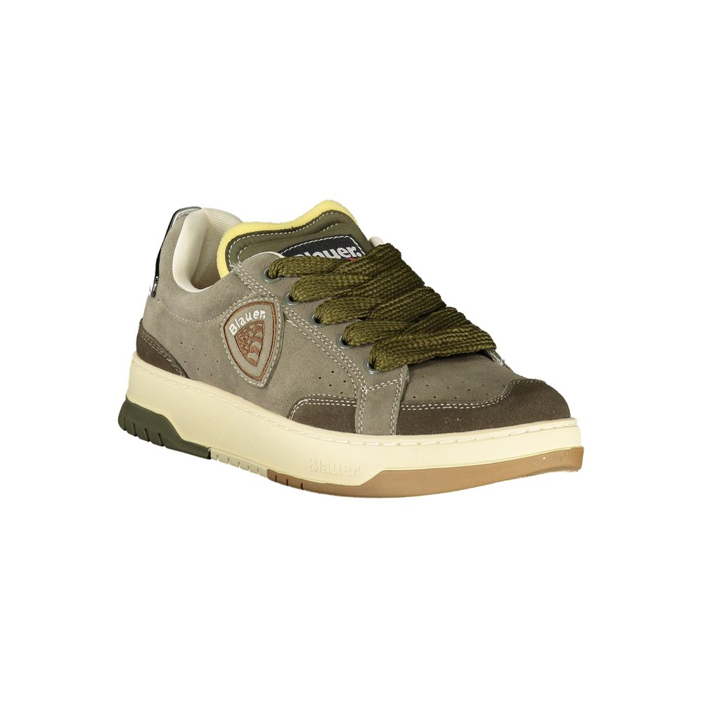 Blauer Green Leather Men Sneaker - Image 2