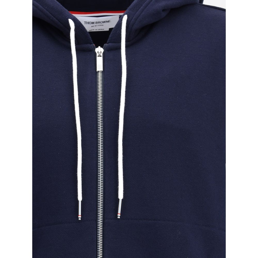 Thom Browne Blue Cotton Sweatshirt - Image 3