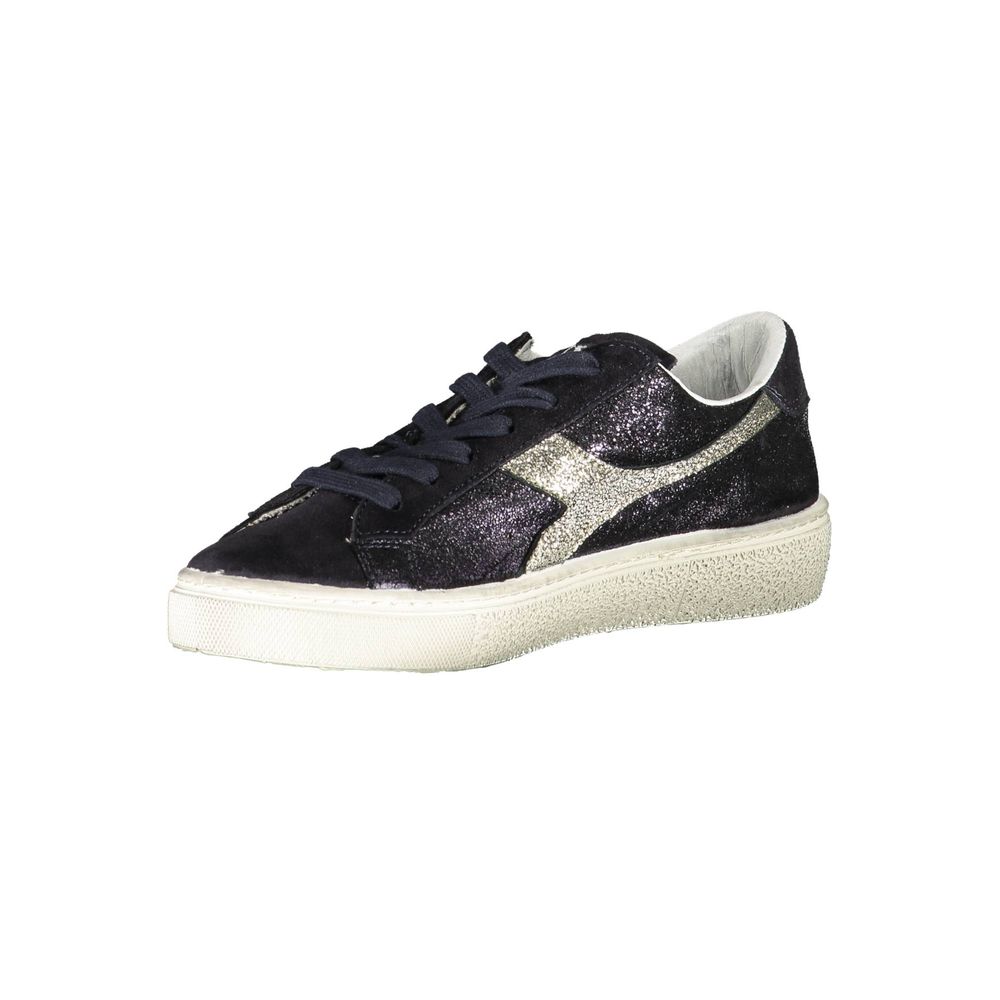 Diadora Black Fabric Sneaker - Image 3