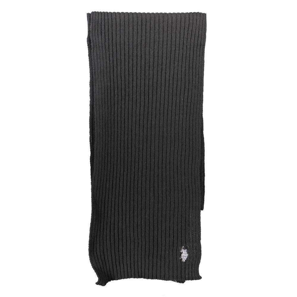U.S. POLO ASSN. Black Wool Men Scarf - Image 3