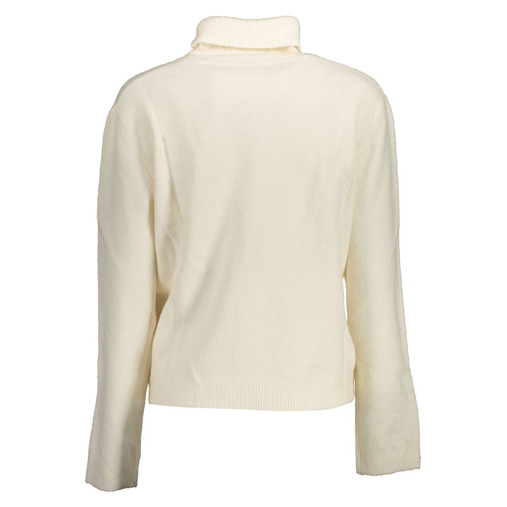 U.S. POLO ASSN. White Acrylic Women Sweater - Image 2