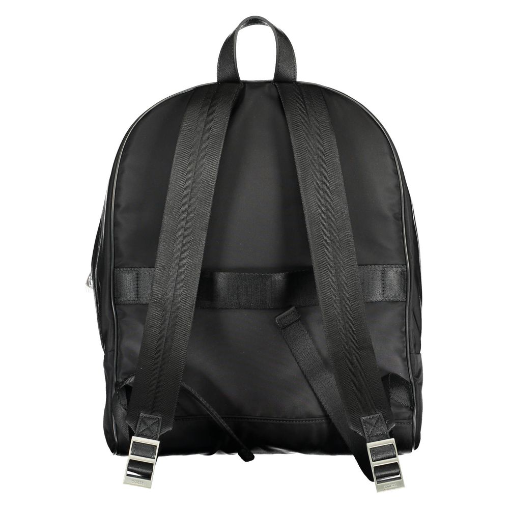 Guess Jeans Nero Nylon Men Backpack - Image 2