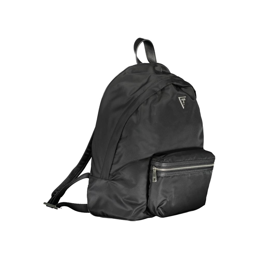 Guess Jeans Nero Nylon Men Backpack - Image 3