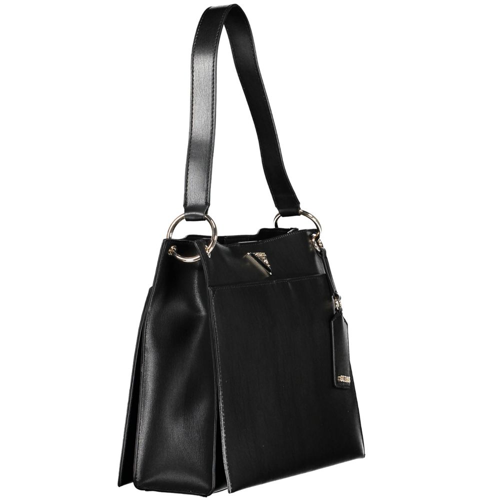 Guess Jeans Black Polyurethane Women Handbag - Image 3