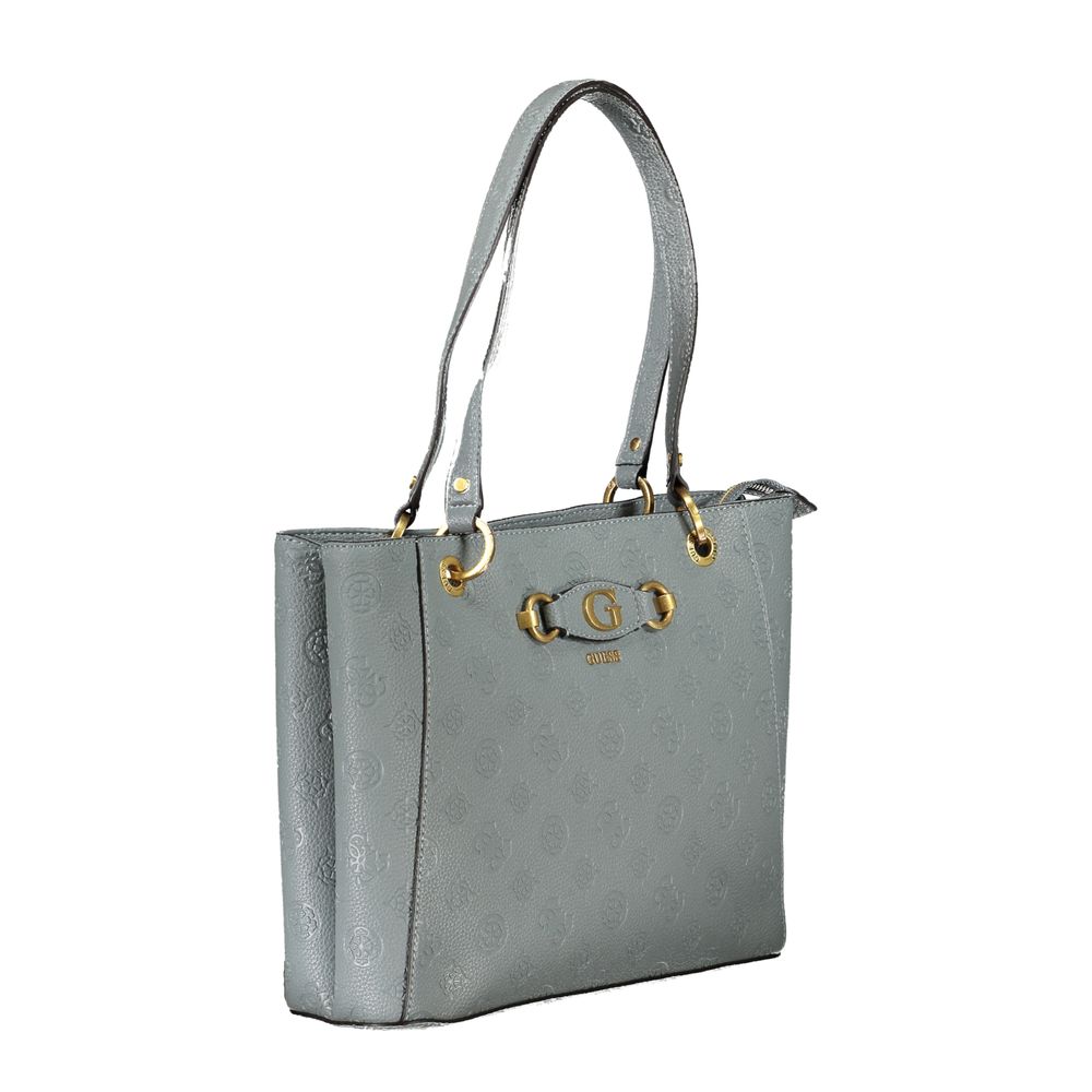 Guess Jeans Azzurro Polyurethane Women Handbag - Image 3