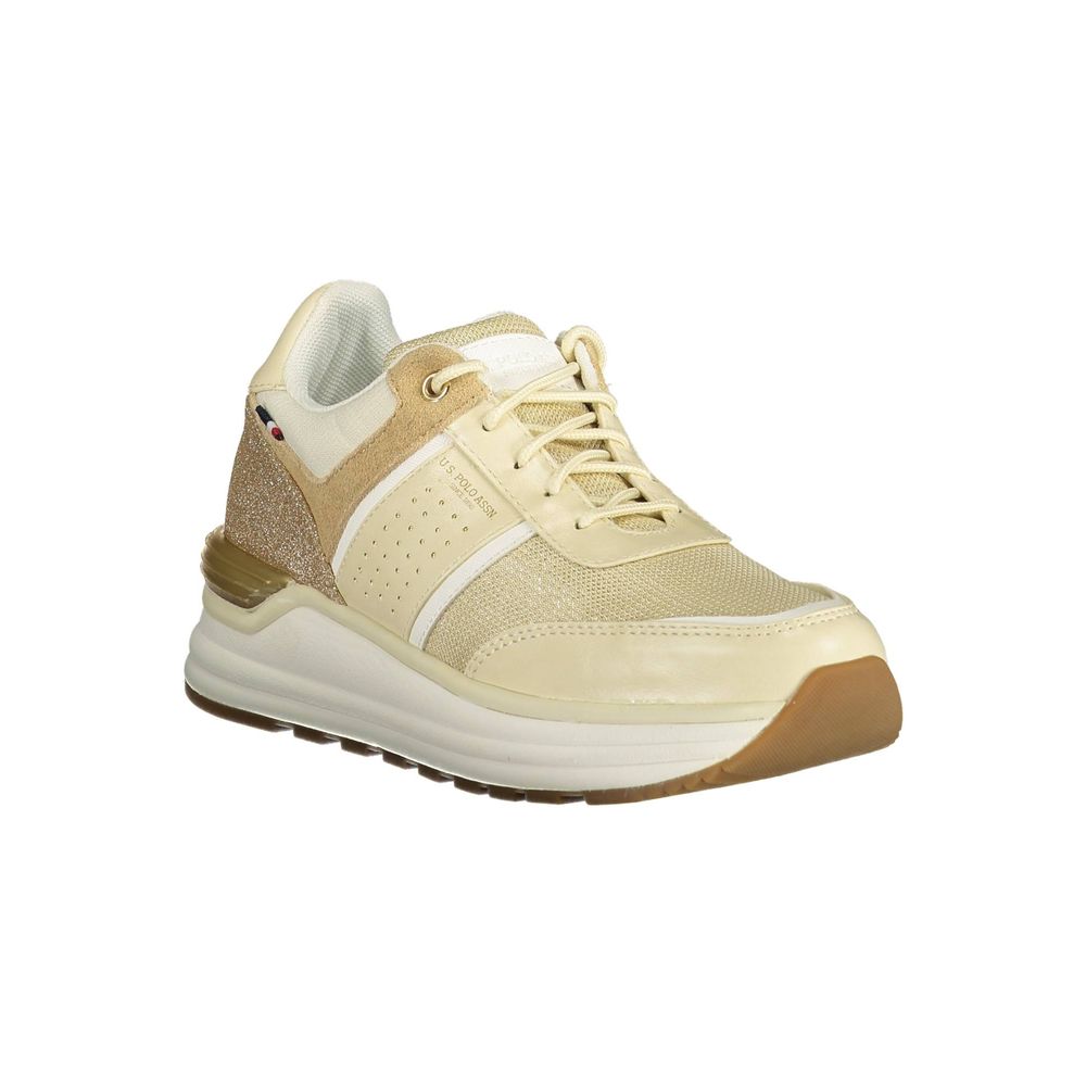 U.S. POLO ASSN. Beige Eco Suede Women Sneaker - Image 2