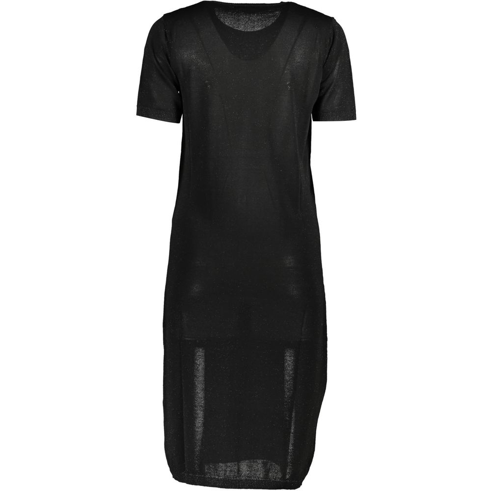 Cavalli Class Nero Viscosa Women Dress - Image 2