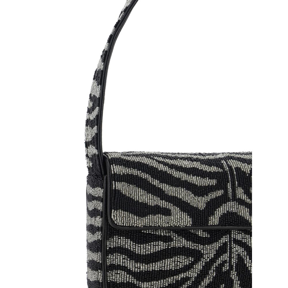 Staud Tommy Beaded Shoulder Bag - Image 4