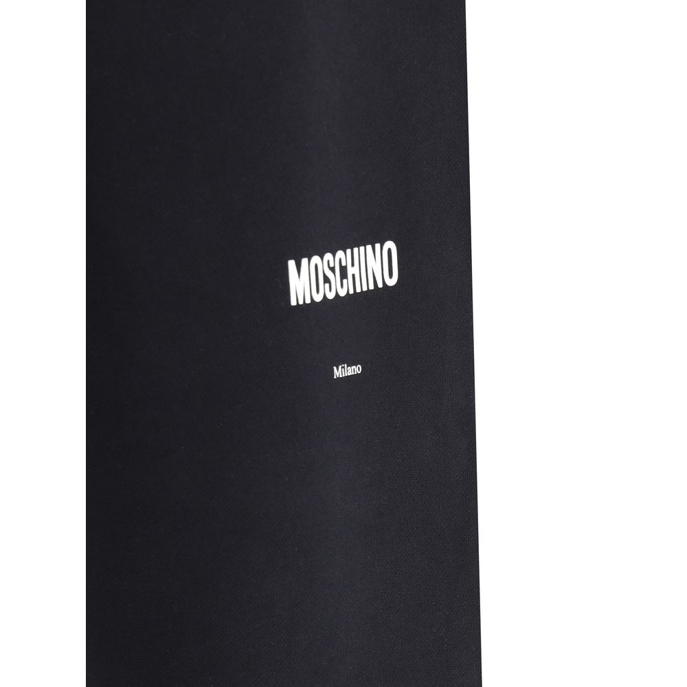 Moschino Black Cotton Joggers (Workout Pants) - Image 3