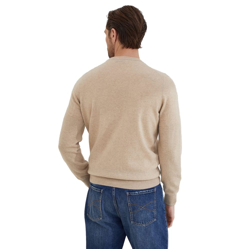 Brunello Cucinelli Beige Cashmere Sweater - Image 2