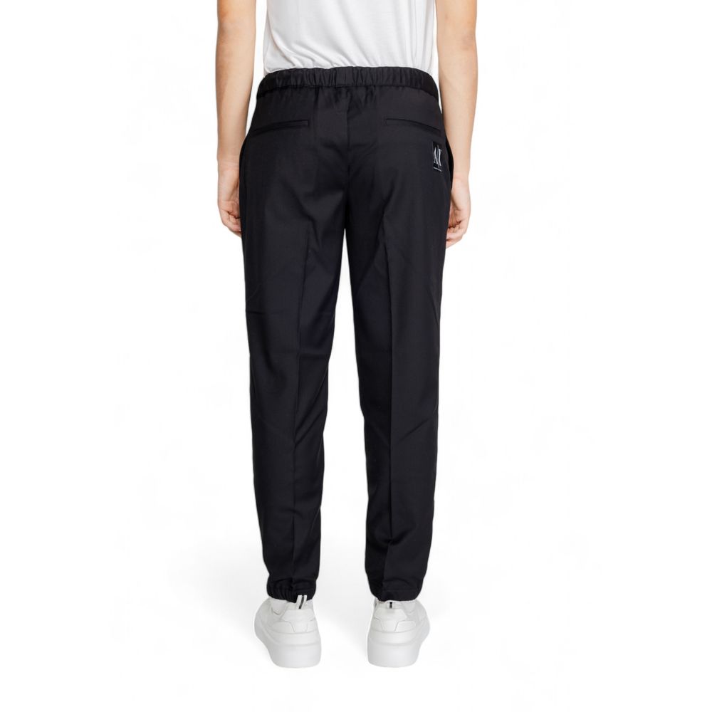 Armani Exchange Black Polyester Pant - Image 5