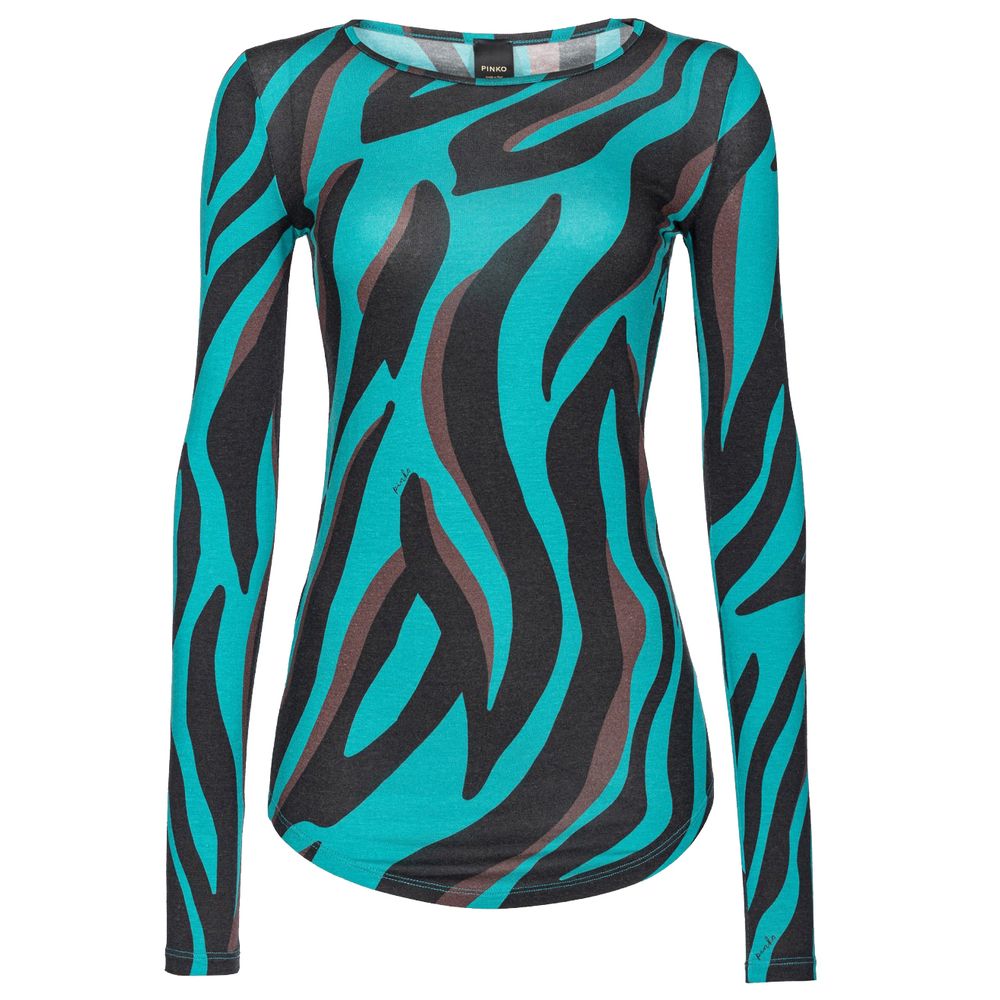 PINKO Green Viscose Sweater