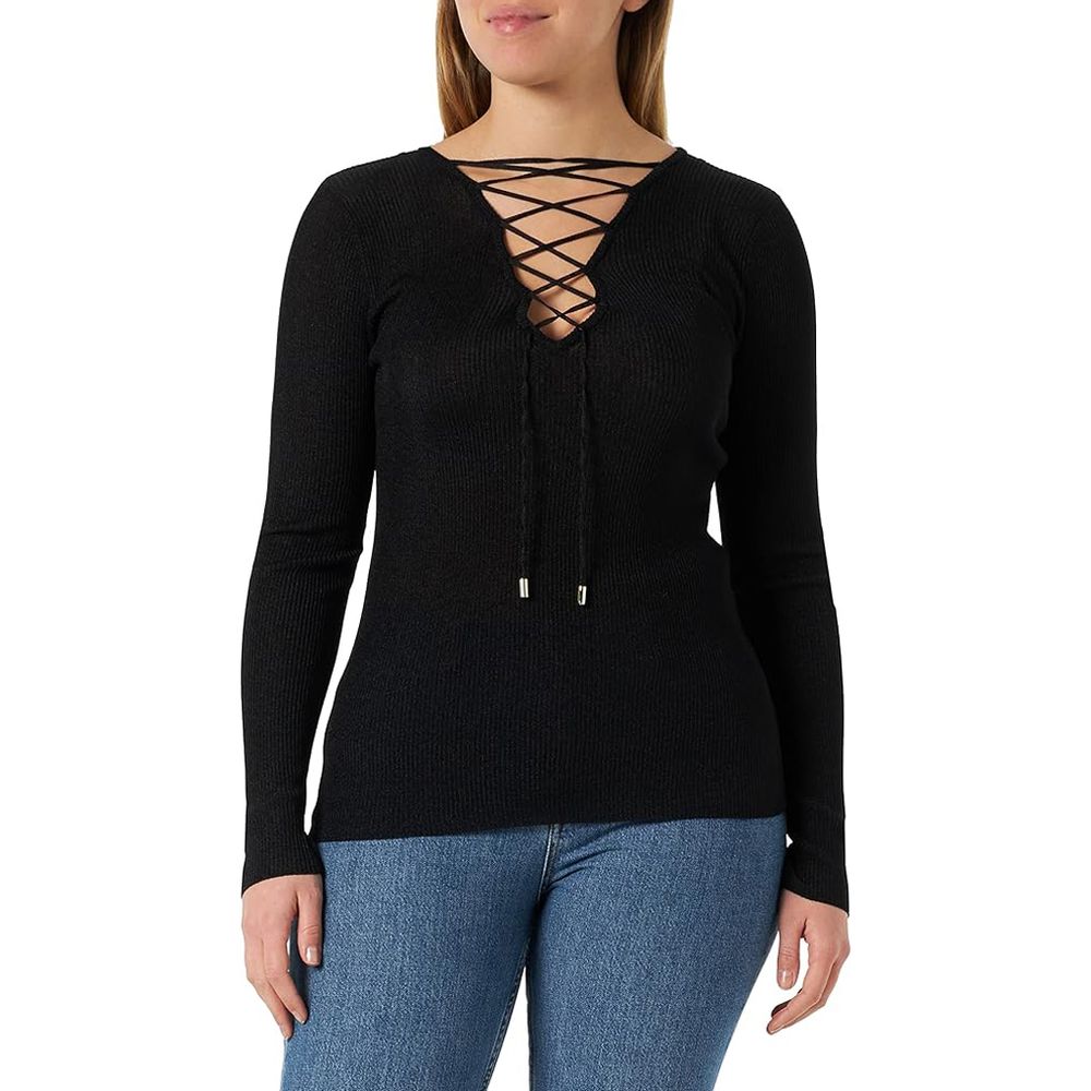 PINKO Black Viscose Sweater - Image 3
