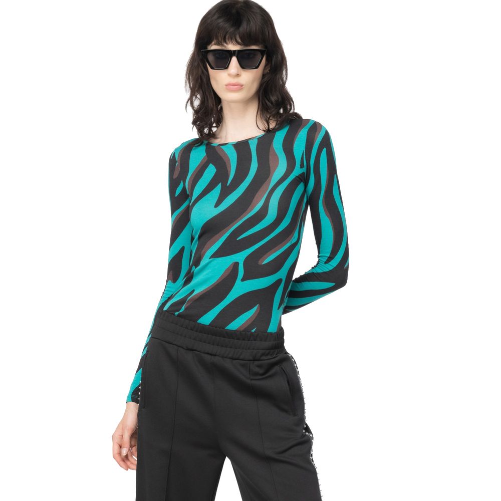 PINKO Green Viscose Sweater - Image 3