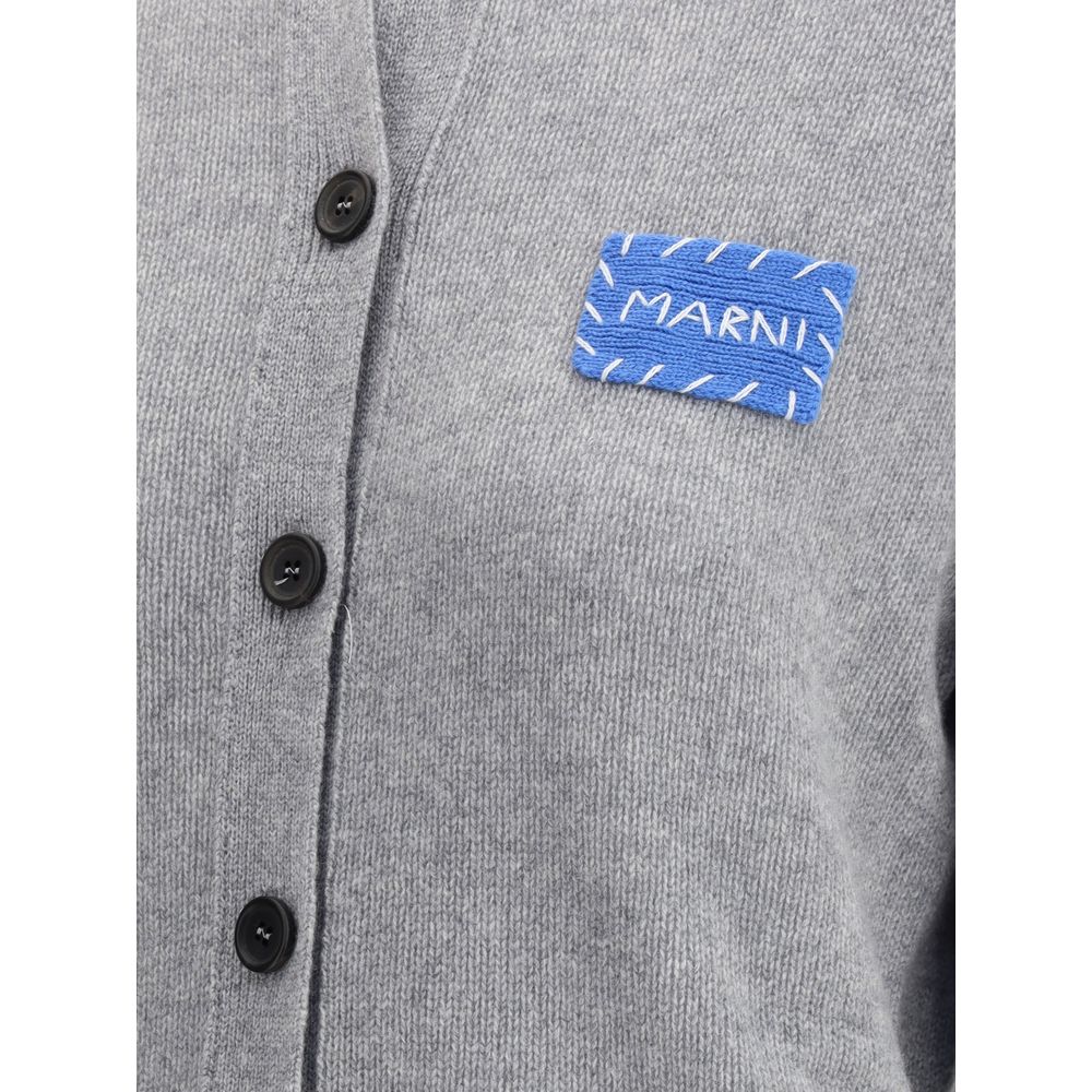 Marni Gray Cashmere Cardigan - Image 3
