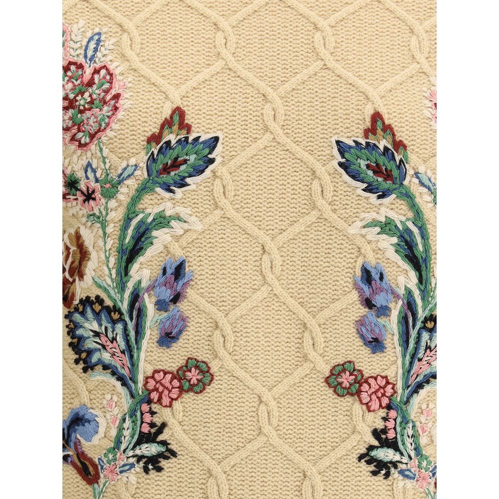 Etro Beige Wool Sweatshirt - Image 3