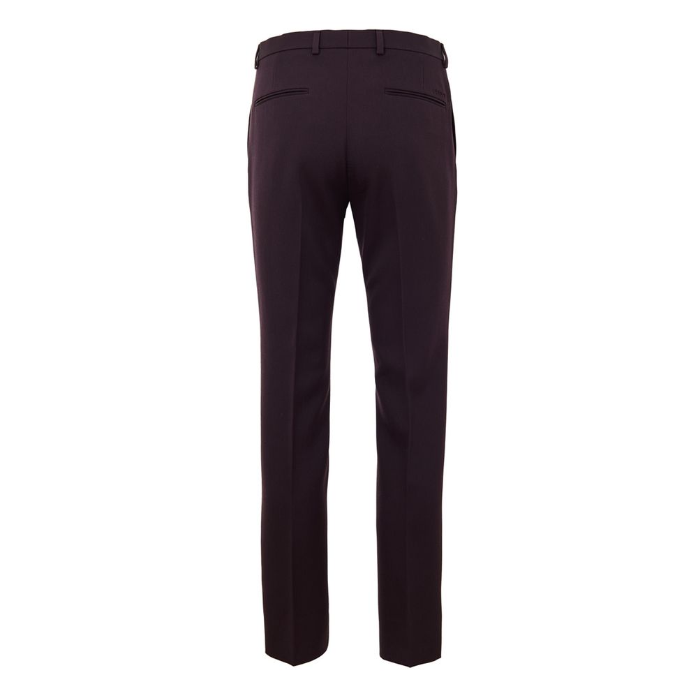 Gucci Bordeaux Wool Dress Pants - Image 2