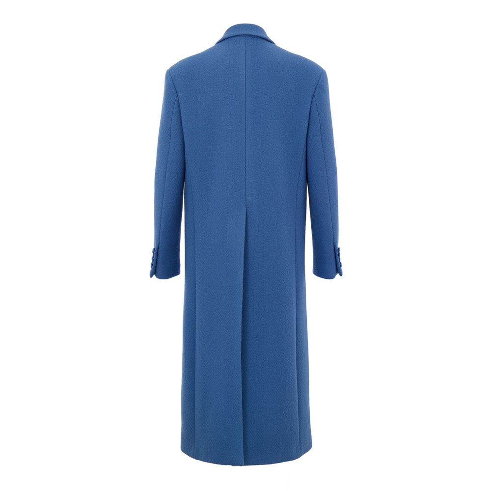 Gucci Blue Wool Coat - Image 2