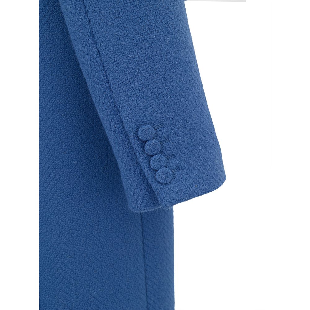 Gucci Blue Wool Coat - Image 4