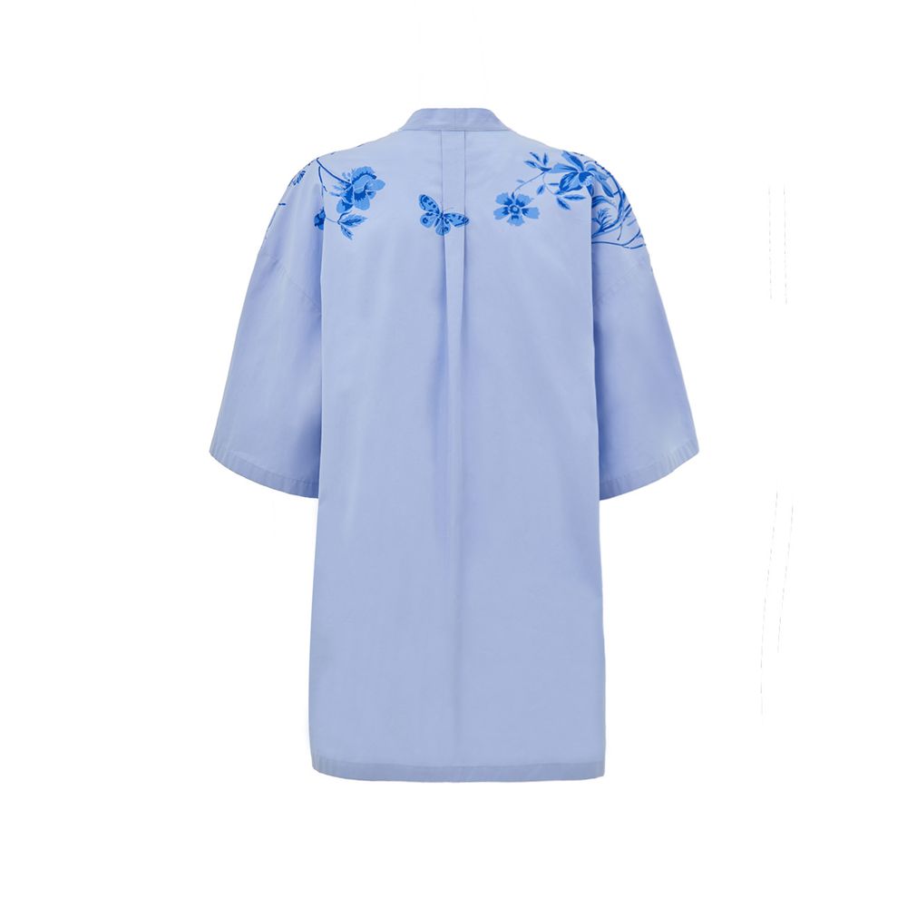 Gucci Blue Cotton Shirt - Image 2