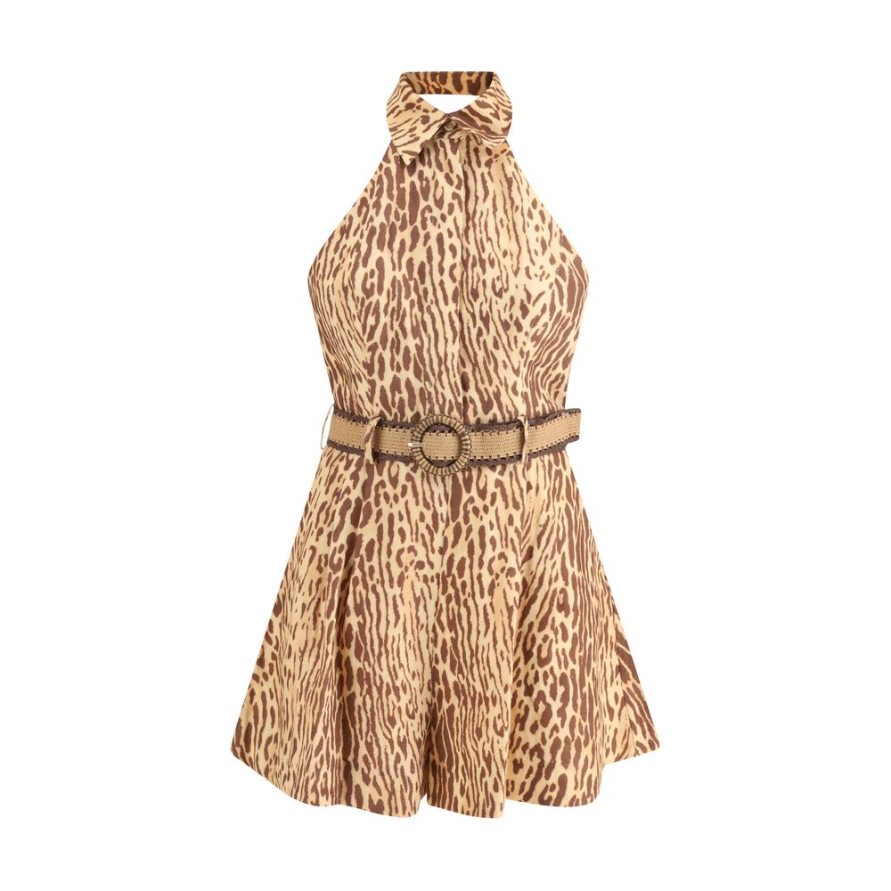 Zimmermann Leopard short Dress