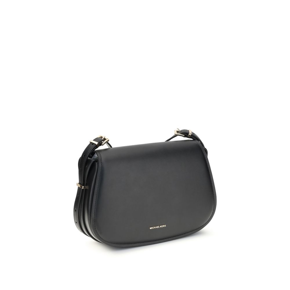 Michael Kors Black Calf Leather Bos Taurus Shoulder Bag - Image 2