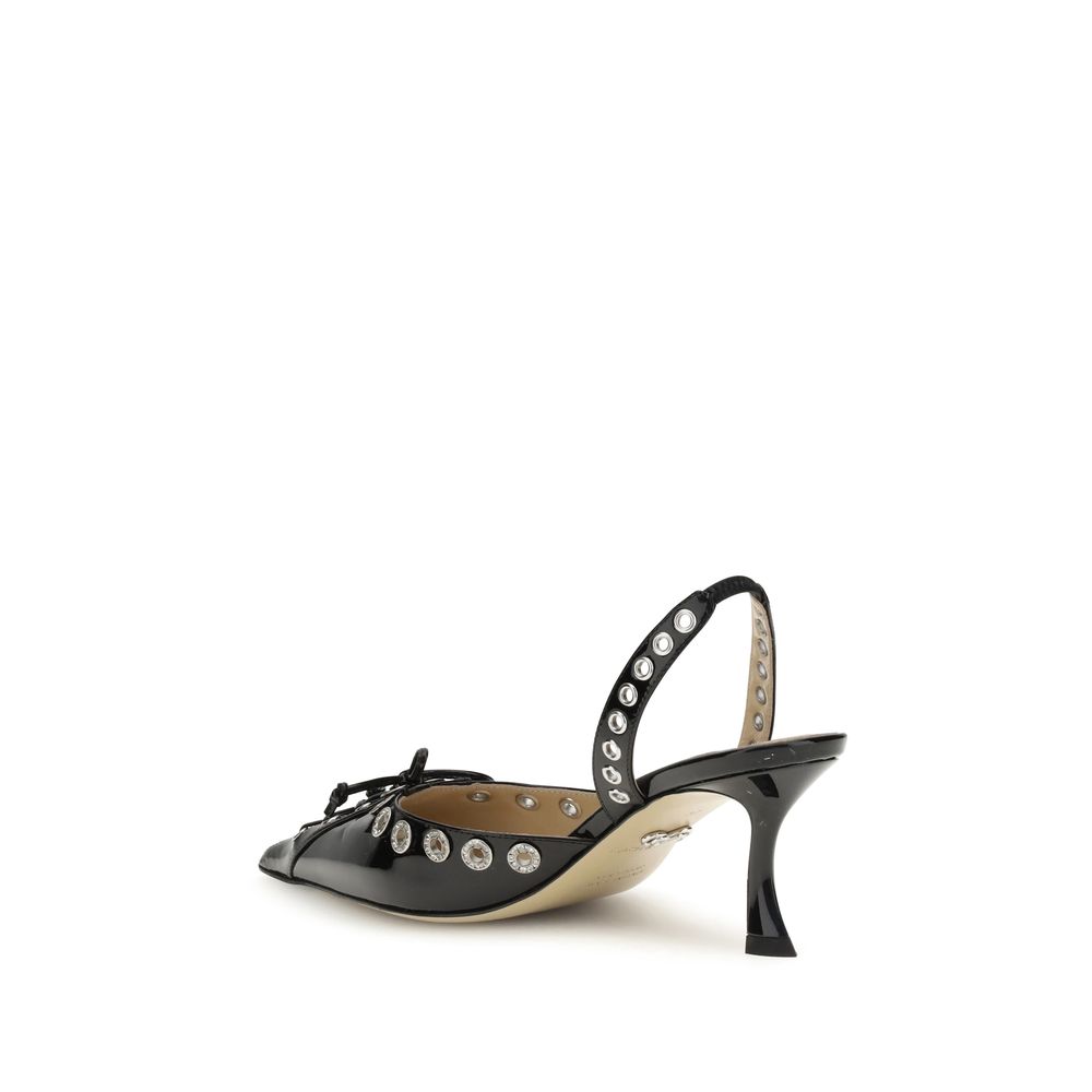 MACH & MACH Black Calf Leather Bos Taurus Lace-Up - Image 3