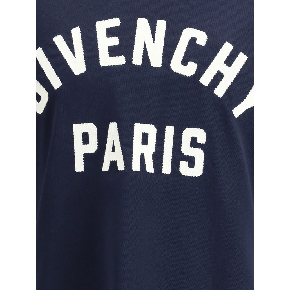 Givenchy Blue Cotton T-Shirt - Image 3