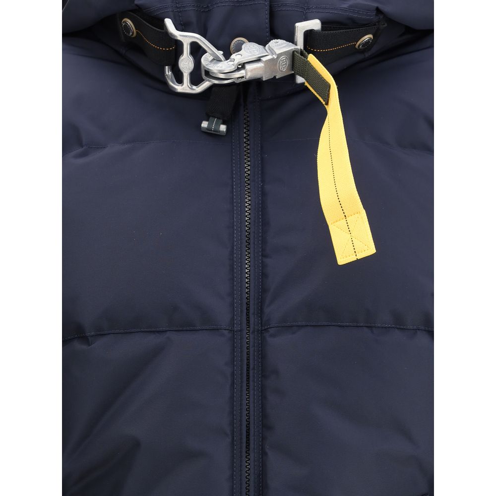 Parajumpers Blue Nylon Full-Length Jacket - Image 3