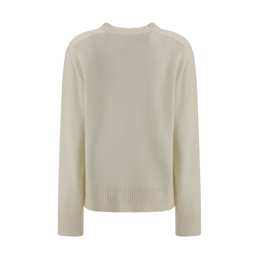 Loulou De Saison Cream Cashmere Cashmere Sweater - Image 2
