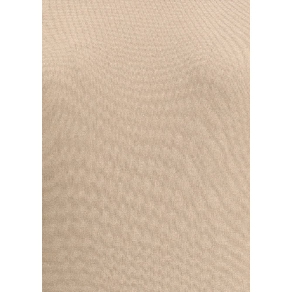 Fabiana Filippi Beige Cashmere T-Shirt - Image 3