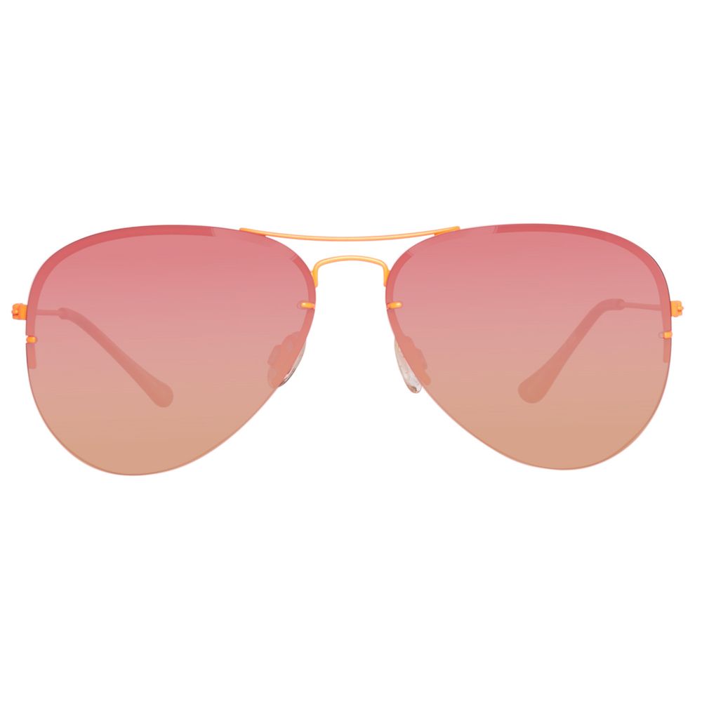 Benetton Orange Metal Sunglasses - Image 2