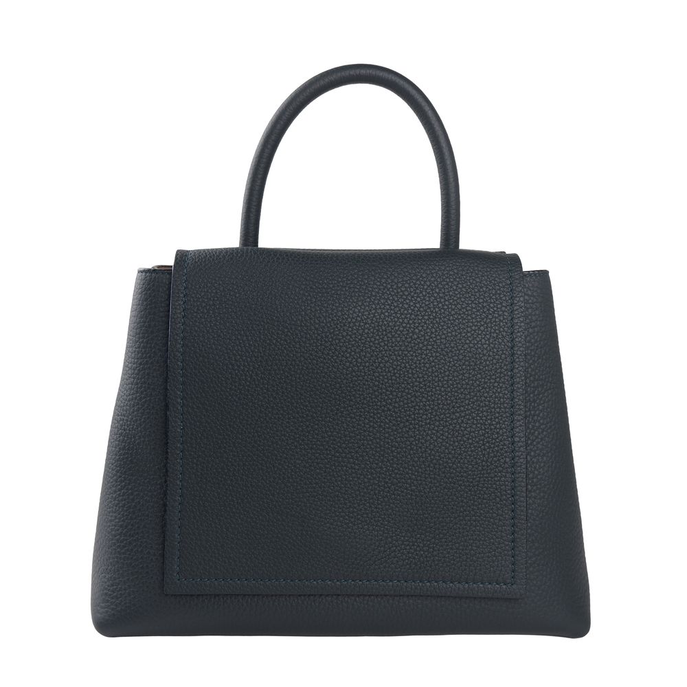 Giada Blue Leather Handbag - Image 2