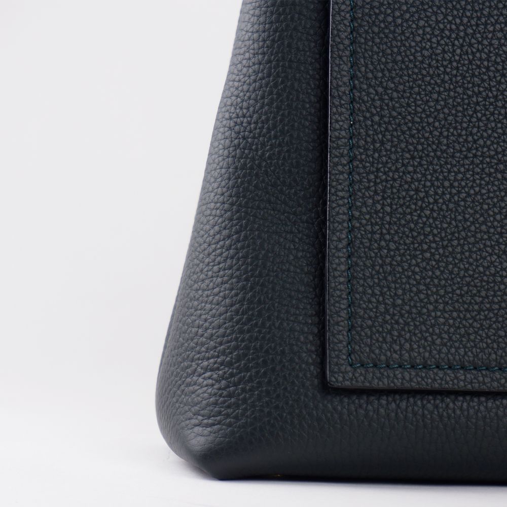 Giada Blue Leather Handbag - Image 4