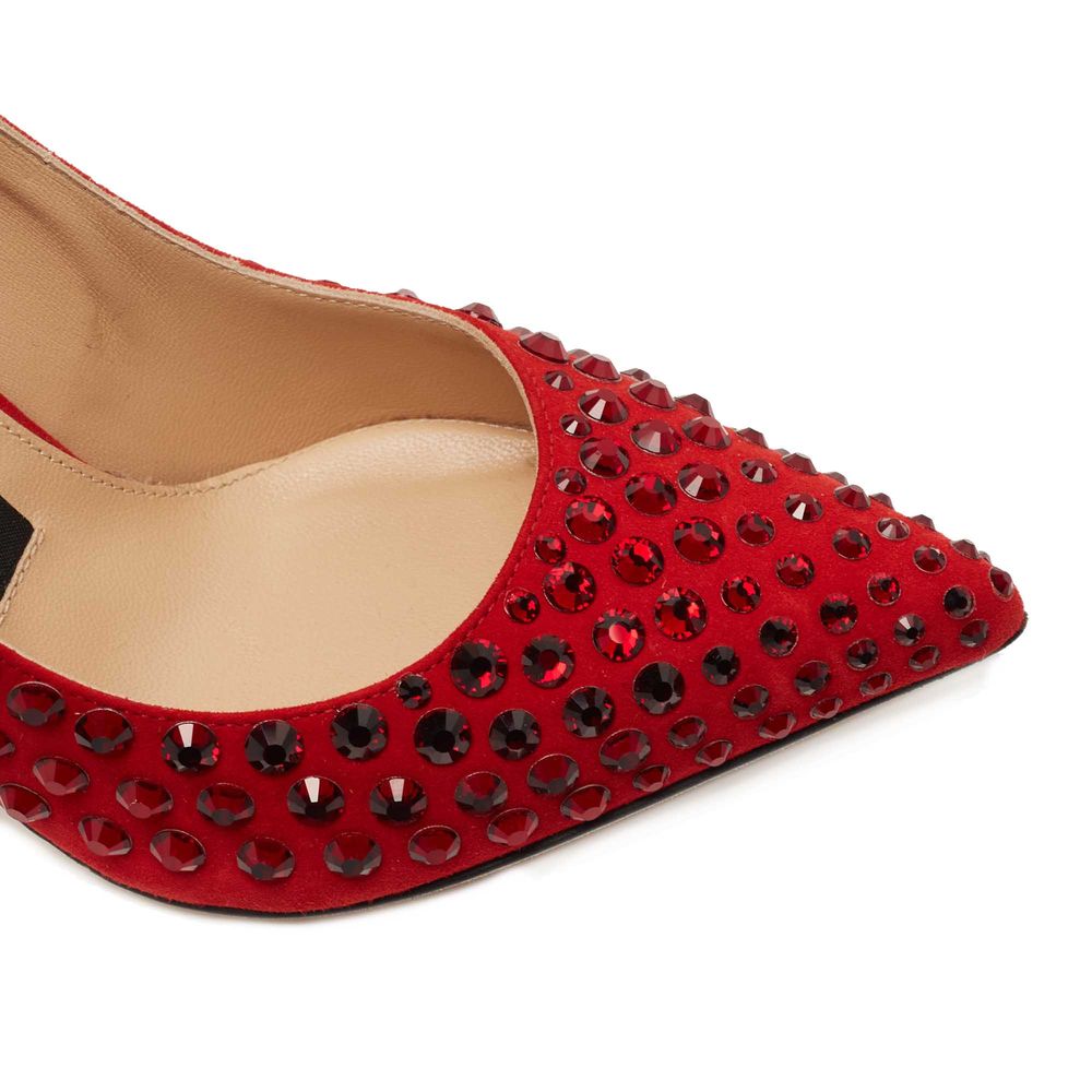 Sergio Rossi Red Calfskin Pump - Image 6