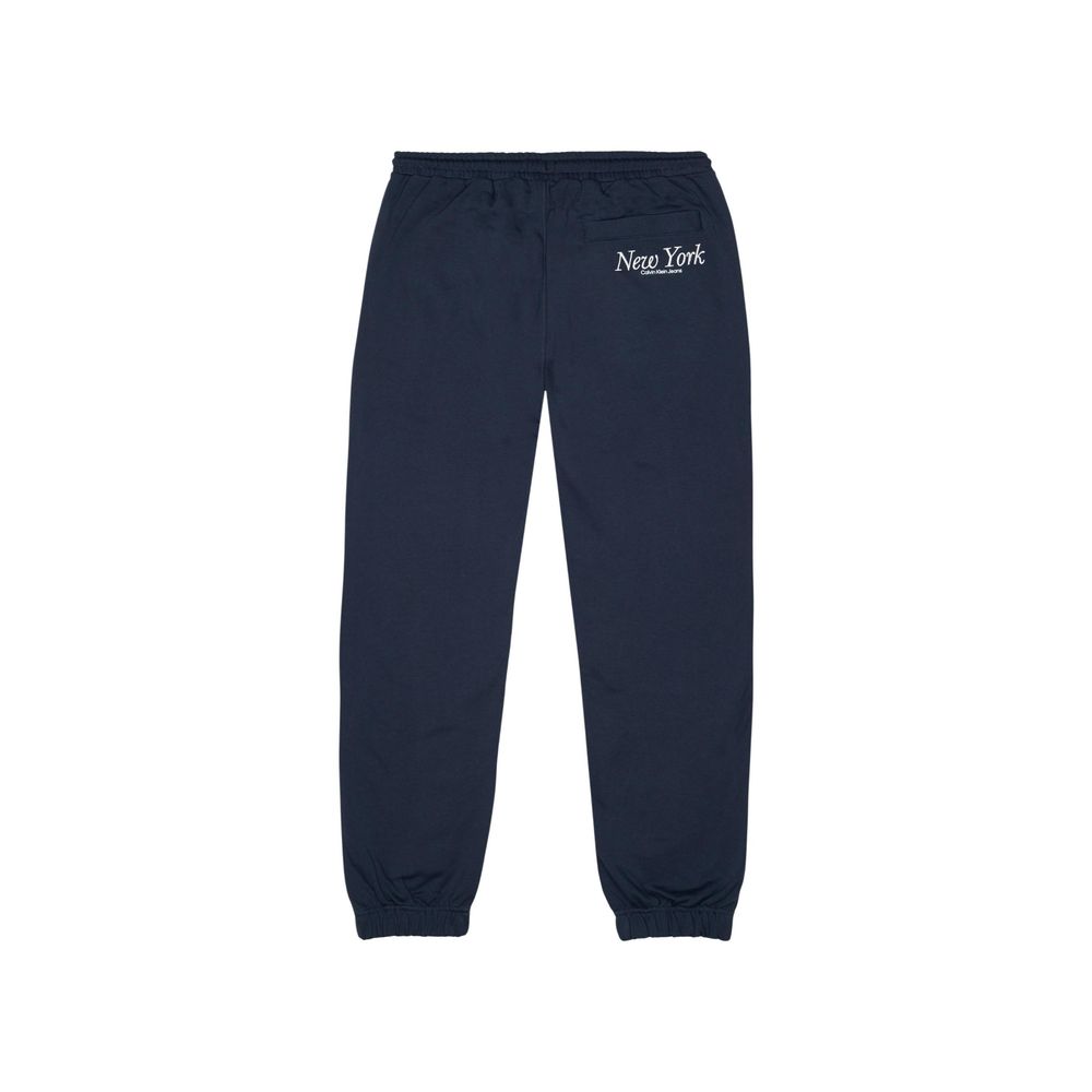 Calvin Klein Jeans Blue Organic Cotton Joggers Workout Pant - Image 4