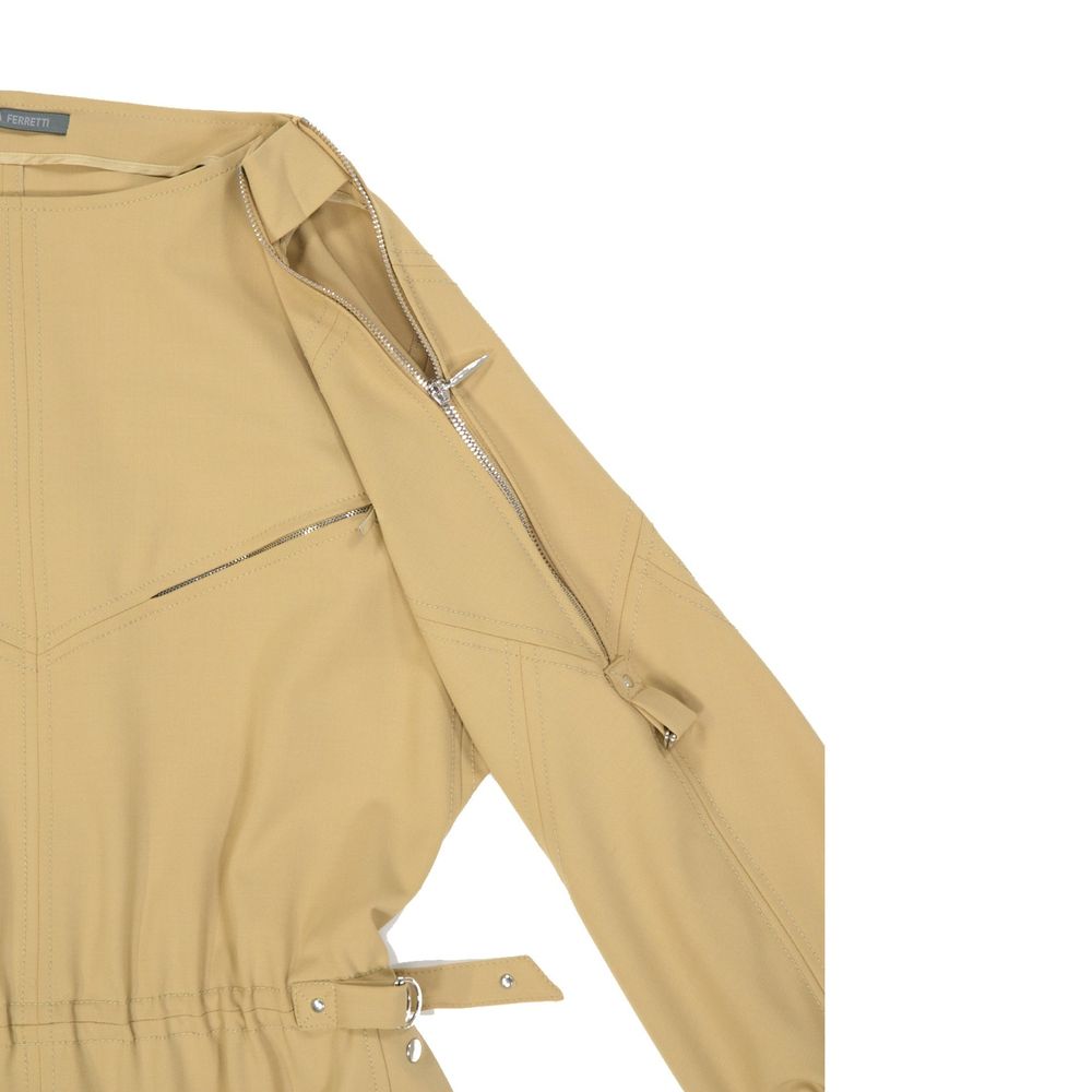 Alberta Ferretti Wool Blend Mini Dress - Image 3