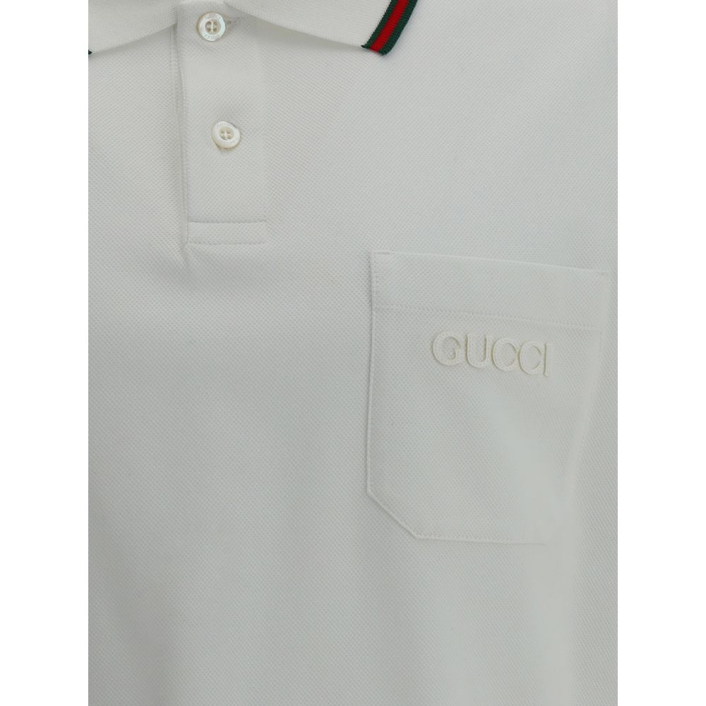 Gucci Logo's Polo Sweater - Image 3