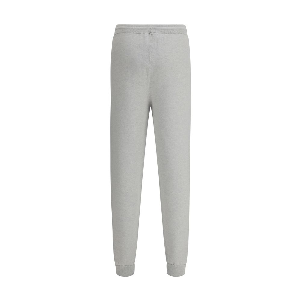 Kiton Gray Elastane Casual Pants - Image 2