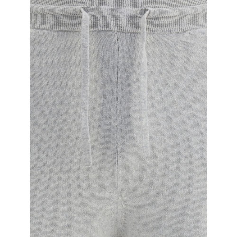 Kiton Gray Elastane Casual Pants - Image 3