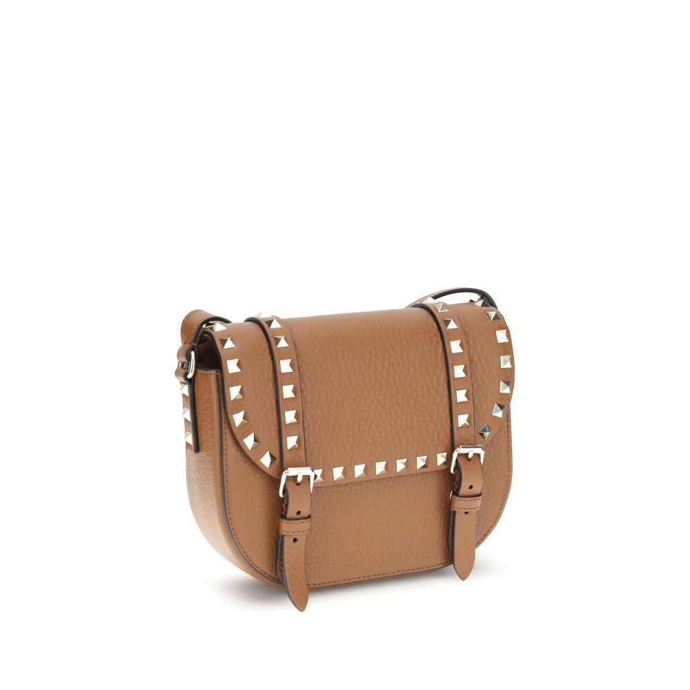 Valentino Garavani Beige Calf Leather Bos Taurus Shoulder Bag - Image 2