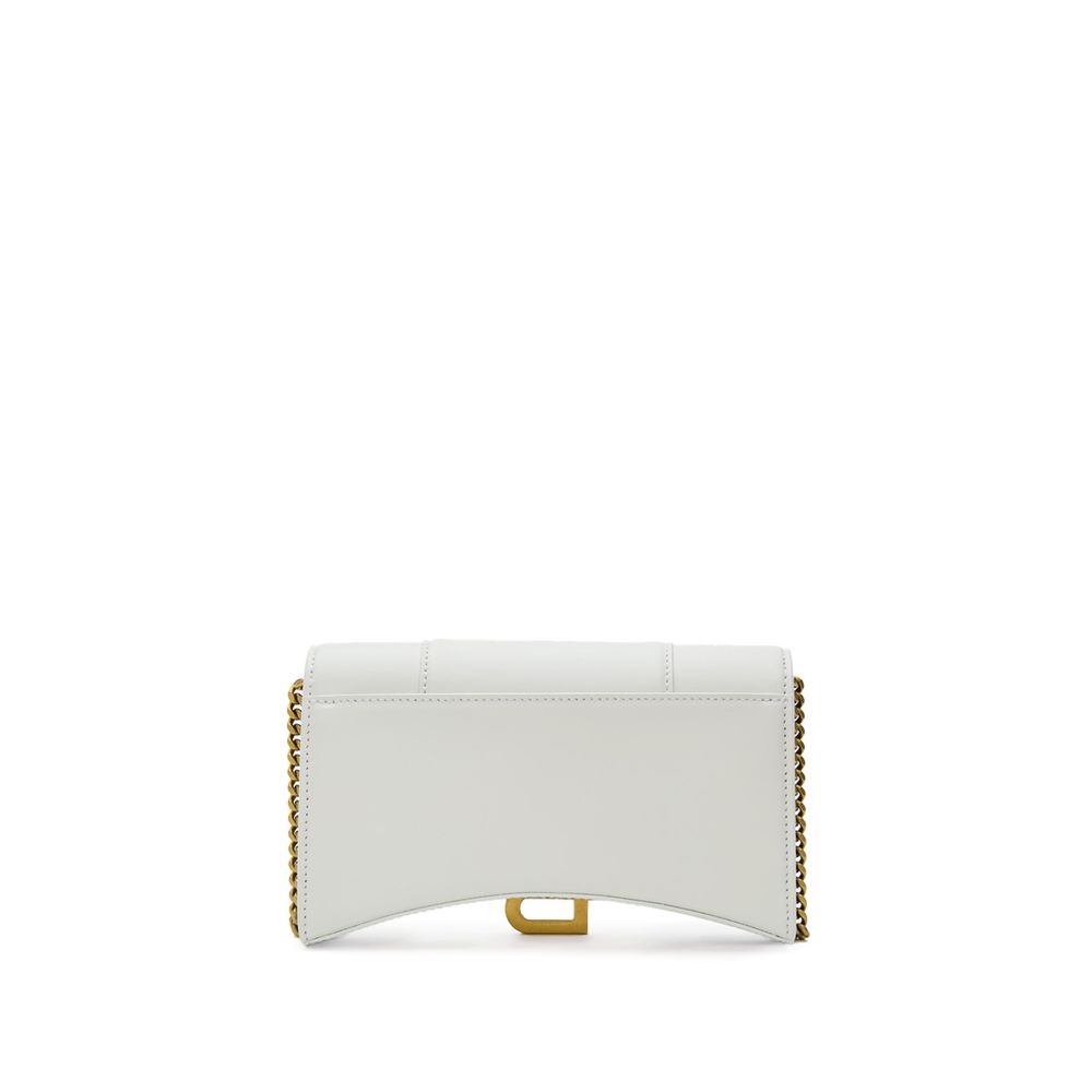 Balenciaga White Leather Shoulder Bag - Image 2
