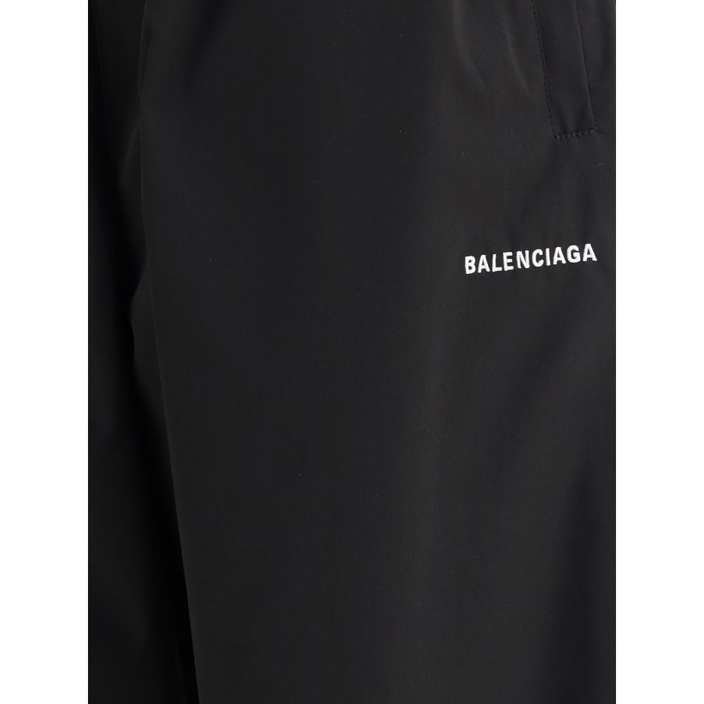 Balenciaga Black Polyester Casual Pants - Image 3